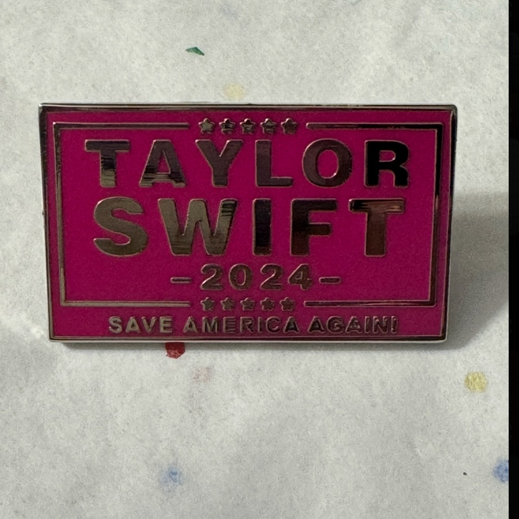 New Taylor Swift 2024 Save America Again Flag Enamel Brooch Pin 7$